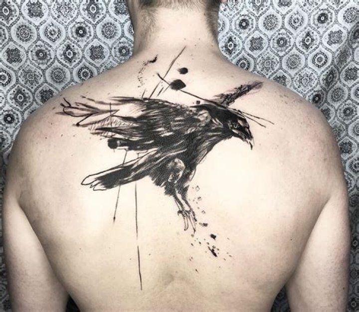 Stunning Abstract Raven Tattoo Designs: A Flight Of Imagination