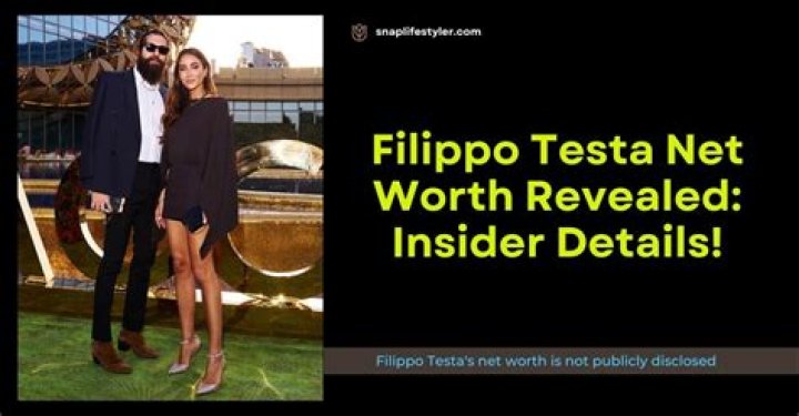 Filippo Testa's Expertise And Career: Unveiled