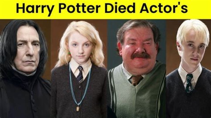 Deceased Harry Potter Actors: A Tragic List