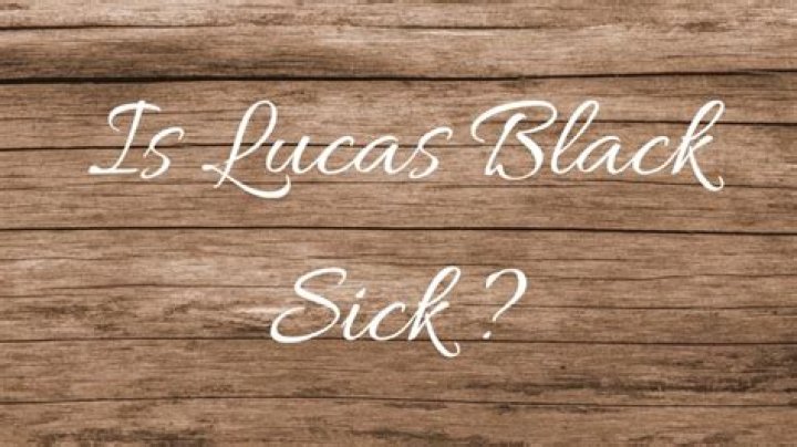 Is Lucas Black Unwell? An Investigation Into His Health