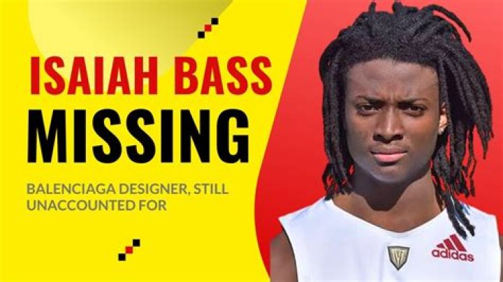 Where Is Isaiah Bass, Missing Fashion Designer?
