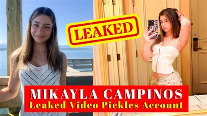 Mikayla Campinos Video Leak: What You Need To Know