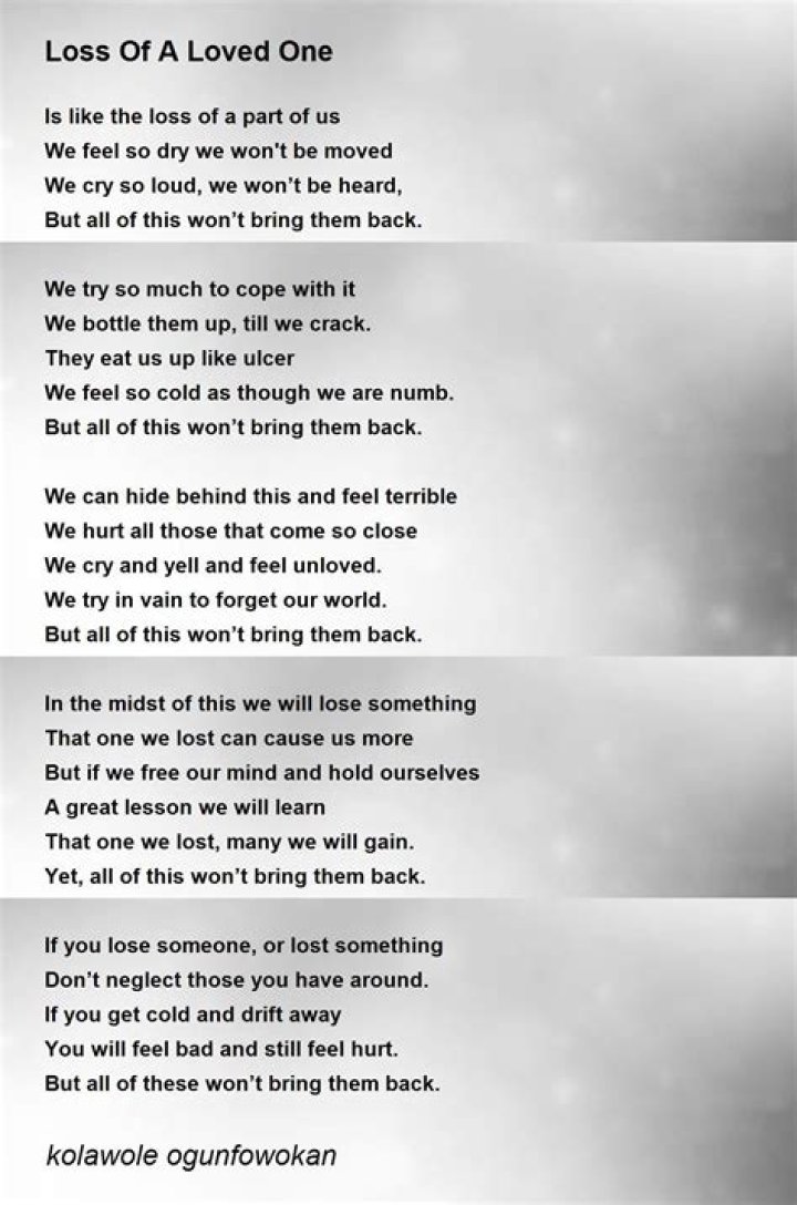 Touching Songs That Express The Grief Of Losing A Loved One